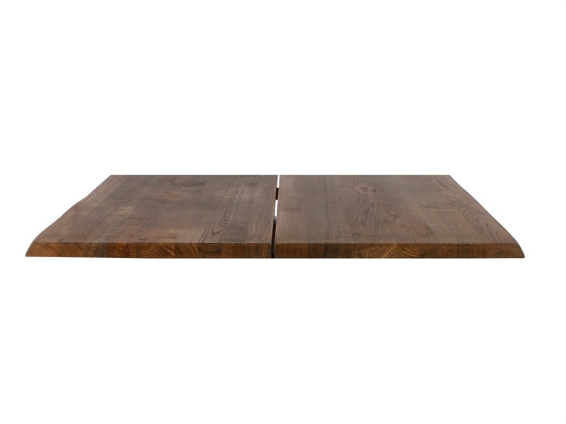 Curve tabletop, 72x72, smoked oil - FSC