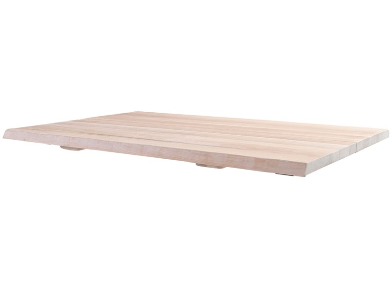 Curve tabletop, 120x80, white oil - FSC