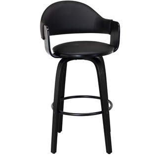 Magne bar stool, black