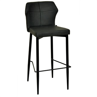 Runa high bar stool, anthracit grey