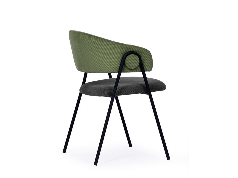 Lina dining chair, Grey and Green