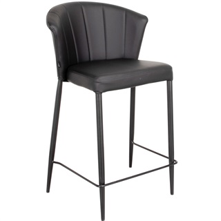 Thor bar stool, deep black 