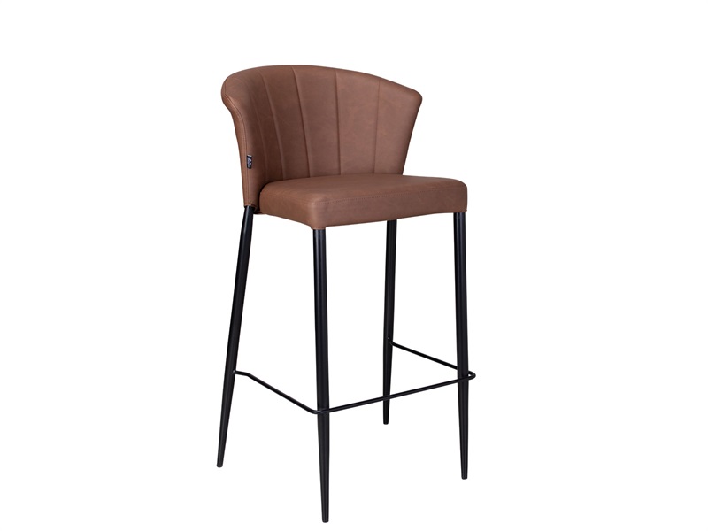 Thor high bar stool, Cognac