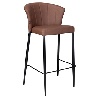Thor high bar stool, Cognac