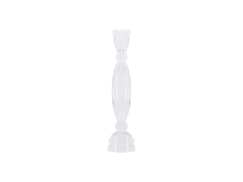 Anemone candle holder 22 cm, clear 