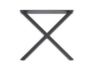 X coffee table base, black