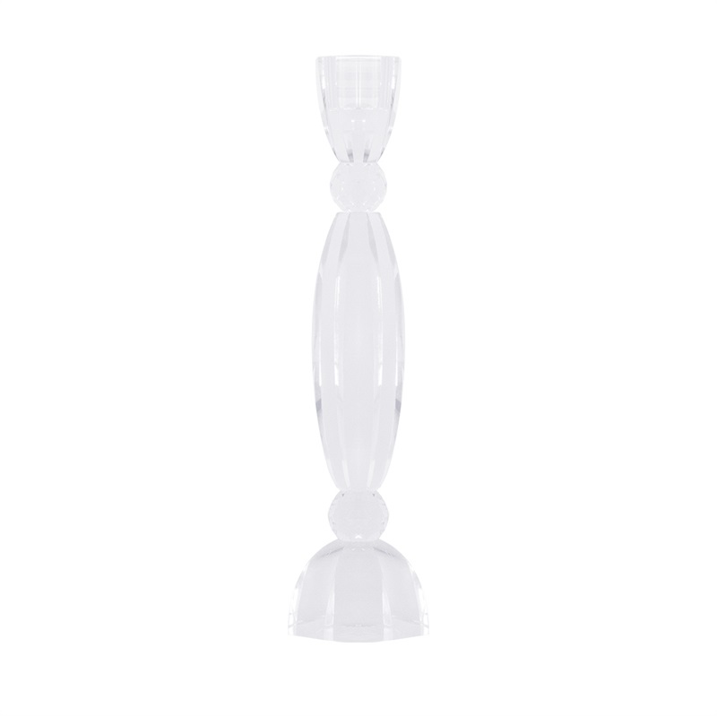 Anemone candle holder 22 cm, clear 