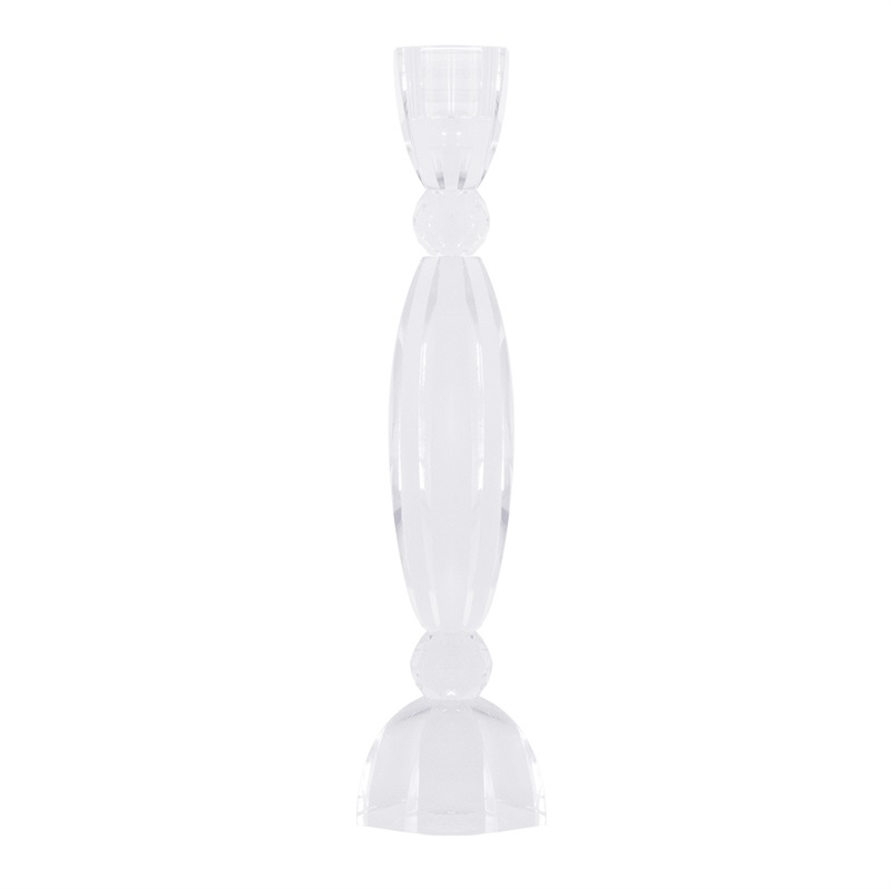 Anemone candle holder 26 cm, clear