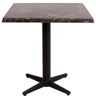 Bistro laminat table, 70x70, dark marble