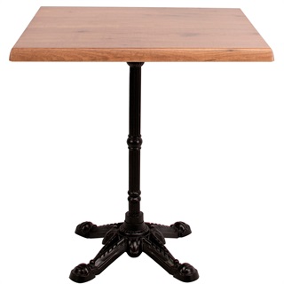 Bistro laminat table, 70x70, wood