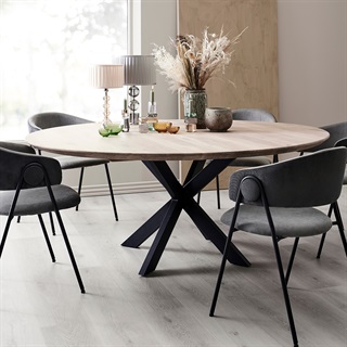 Chicago table, D180cm, incl. oil treatment - FSC 100%