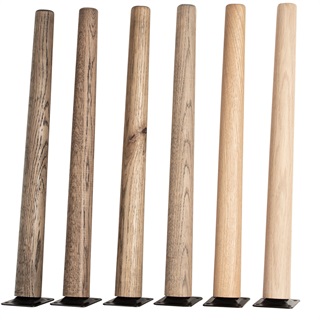 Conical oak sofa ben, 43, FSC 100%