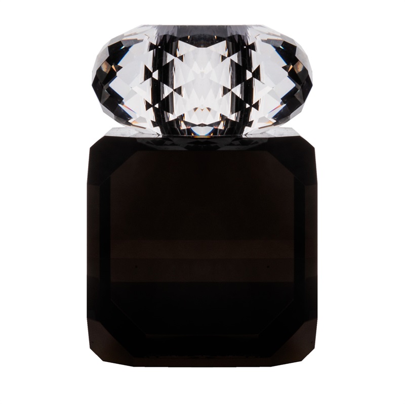 Daisy candle holder, black