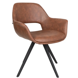 Fenja dining chair Cognac PU