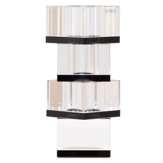 Flora vase, black