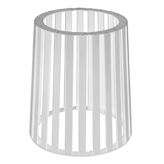 Halfmoon base, white