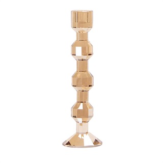 Iris candle holder 25 cm, champagne 