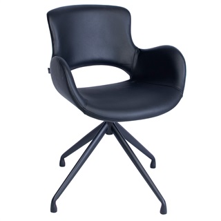 Luna dining chair, leather