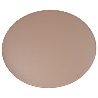 Oval placemat // beige