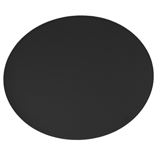 Oval placemat // black