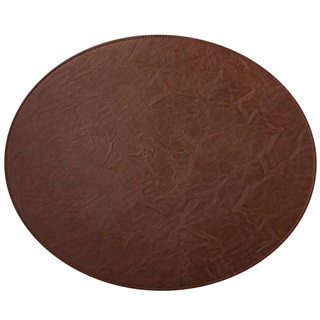 Oval placemat // brown