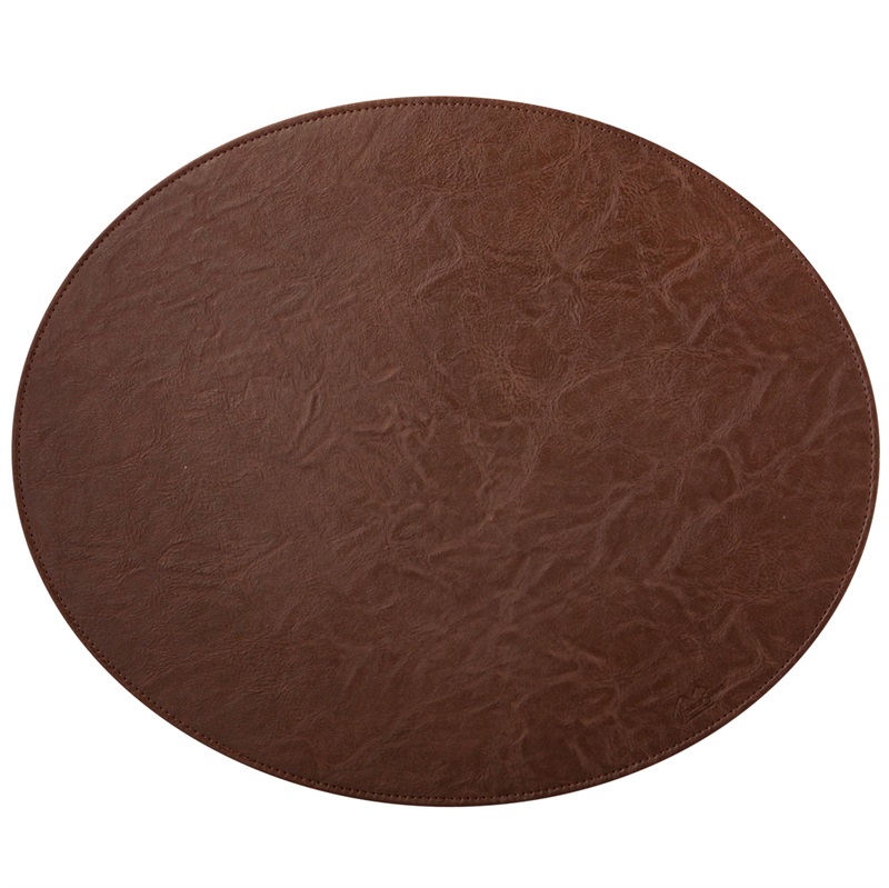Oval placemat // brown