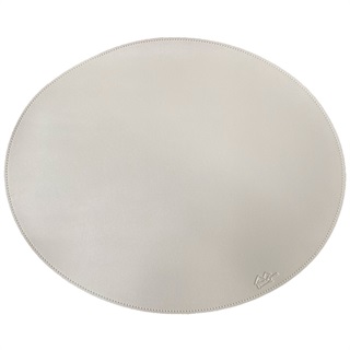 Oval placemat // cream