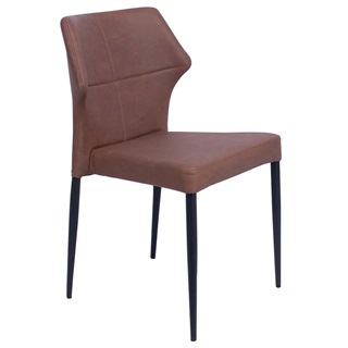 Runa dining chair, cognac 