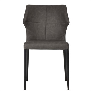 Runa dining chair, anthracit grey