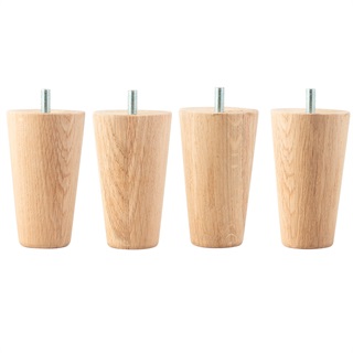 Bed legs 12 cm, Oak