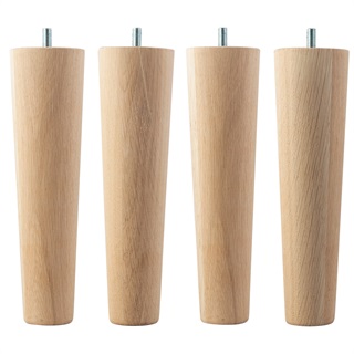 Bed legs 23 cm, Oak