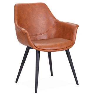 Signe chair, cognac