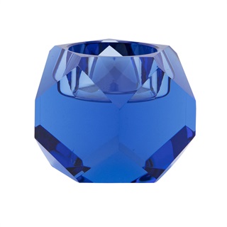 Taks candle holder, blue