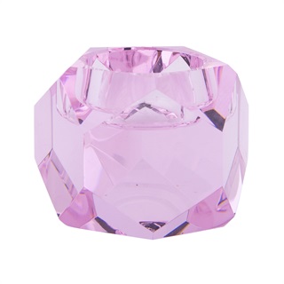 Taks candle holder, pink