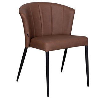 Thor dining chair, Cognac