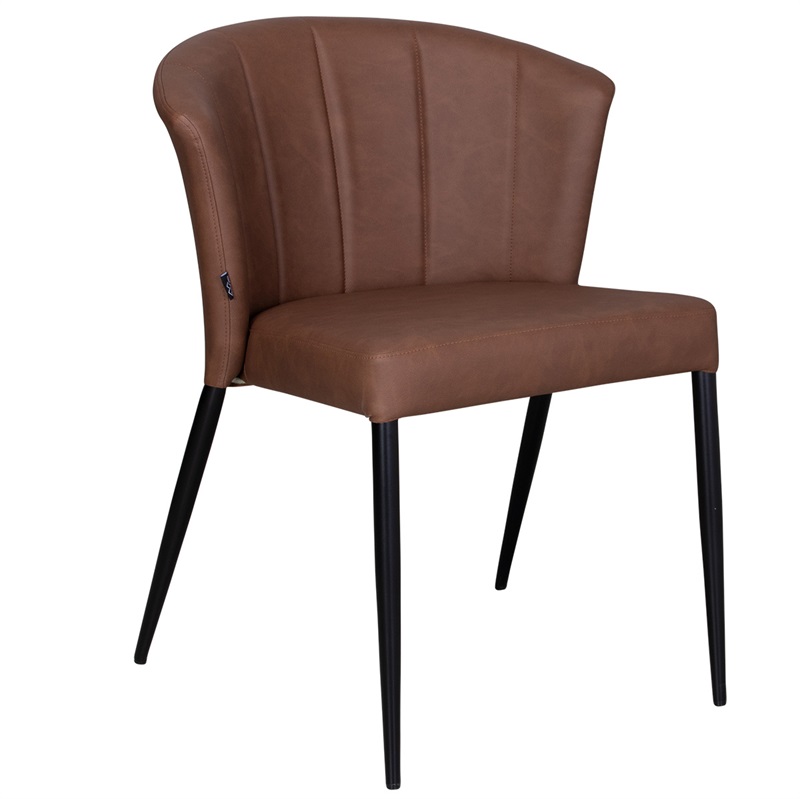 Thor dining chair, Cognac