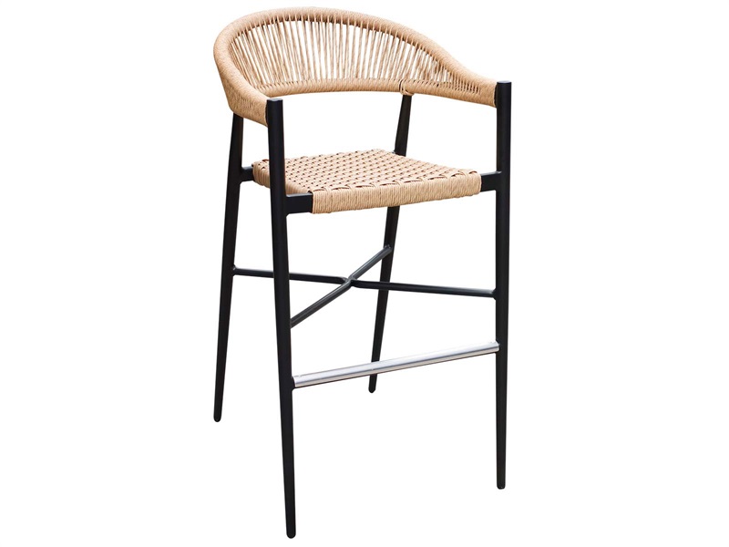 Teddy bar stool, Black