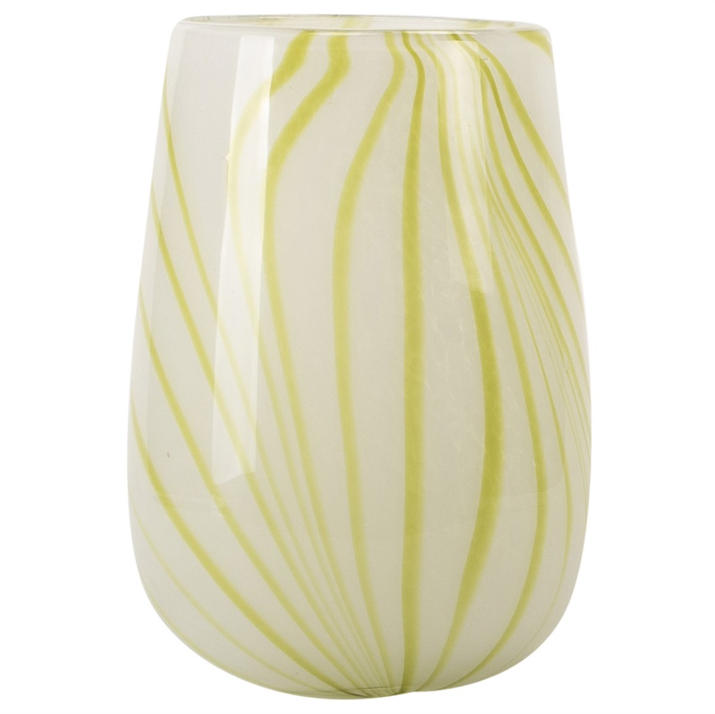 Zinnia vase, white 