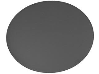 Oval placemat // dark grey