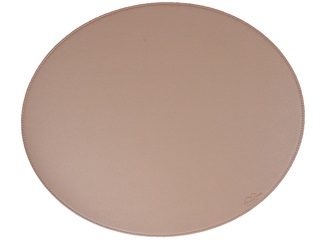 Oval placemat // beige